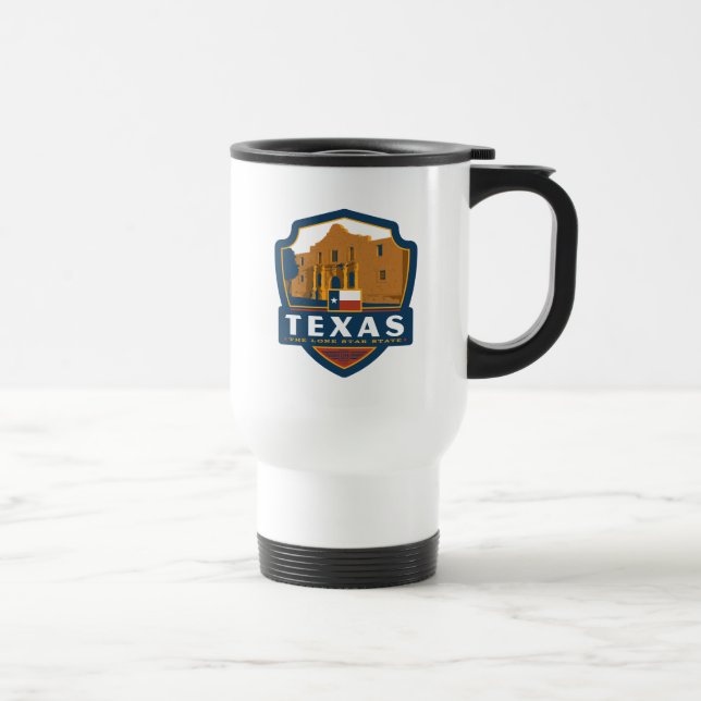 Mug De Voyage Fierté de l'État | Texas (Droite)