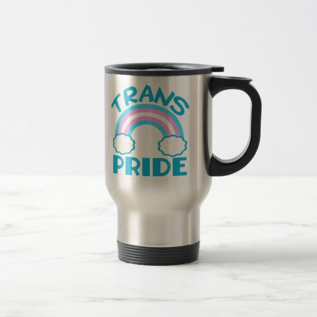 Mug De Voyage Fierté transgenre (Droit)