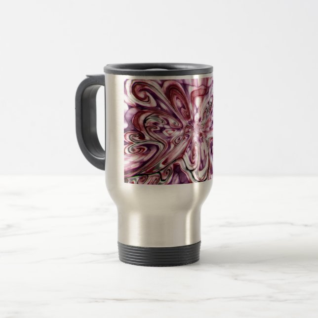 Mug De Voyage Fille en colère (Devant gauche)