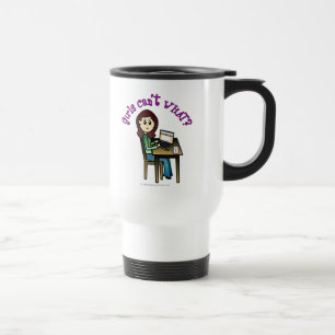 Mug De Voyage Fille informatique légère