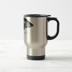 Mug De Voyage Fish Fear Me Fun Citation pour pêcheur