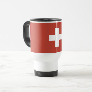 Mug De Voyage Flag of Switzerland - Suisse - Suisse - Svizzera