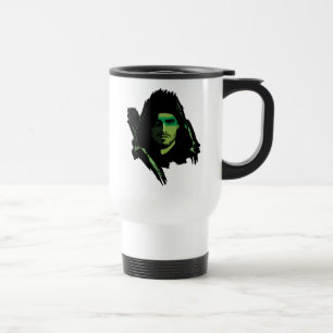 Mug De Voyage Flèche   Découpe verte avec flèche