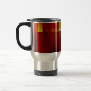 Mug De Voyage Flèches rouges Abstraites