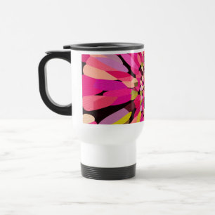 Mug De Voyage Fleur Confetti Rose