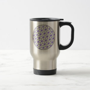 Mug De Voyage Fleur de lilas de gris de la vie