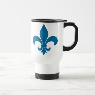 Mug De Voyage Fleur de lis Motif Classic