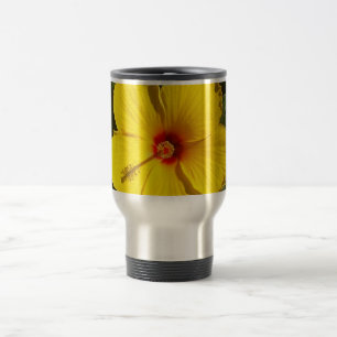 Mug De Voyage Fleur d'Hibiscus jaune