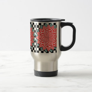 Mug De Voyage Fleur numérique par Kenneth Yoncich
