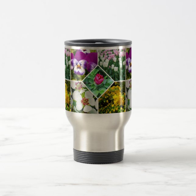 Mug De Voyage Fleurs de printemps (Centre)