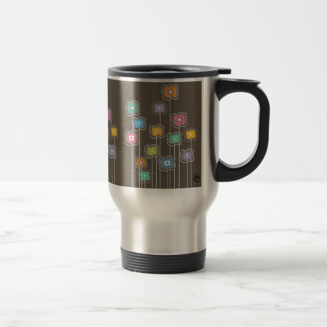 Mug De Voyage Fleurs géniales (Droit)