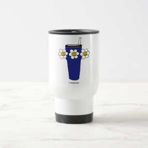 Mug De Voyage Fleurs joyeuses tumbler