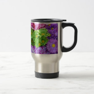 Mug De Voyage Fleurs printanières colorées