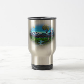 Mug De Voyage Flux paysager des Rocheuses | Forêt d'arbres