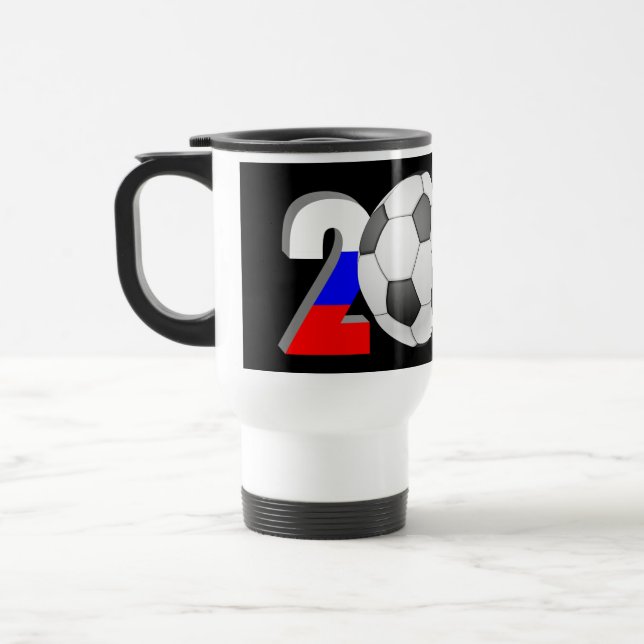 MUG DE VOYAGE FOOTBALL SOCCER 2018 (Gauche)