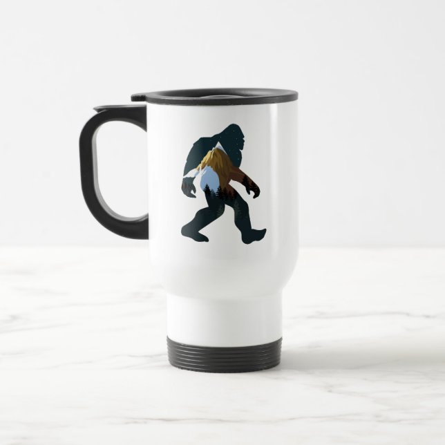 Mug De Voyage Forêt de nuit Bigfoot (Gauche)