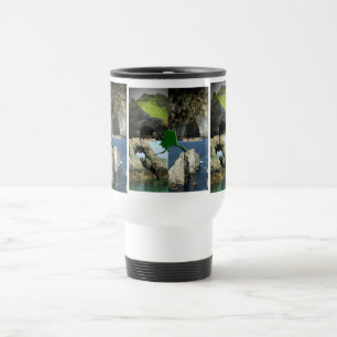 Mug De Voyage Formations et grottes rocheuses en Alaska Collage