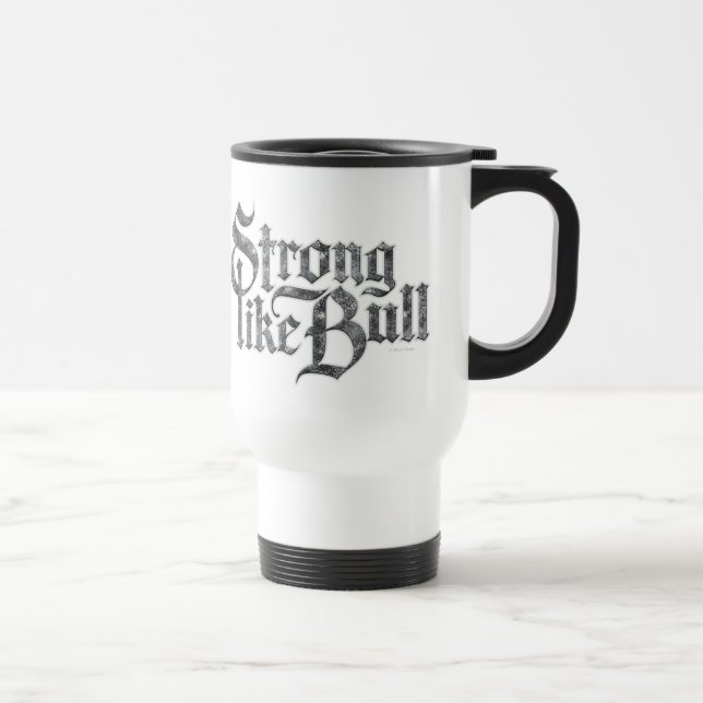 Mug De Voyage Fort comme Bull (Droite)