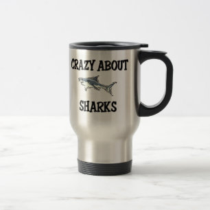 Mug De Voyage Fou au sujet des requins