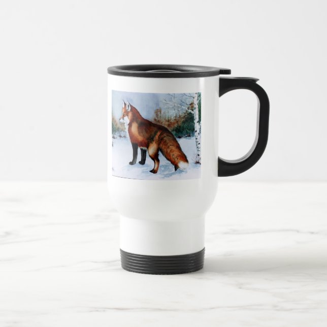 Mug De Voyage Fox rouge (Droite)