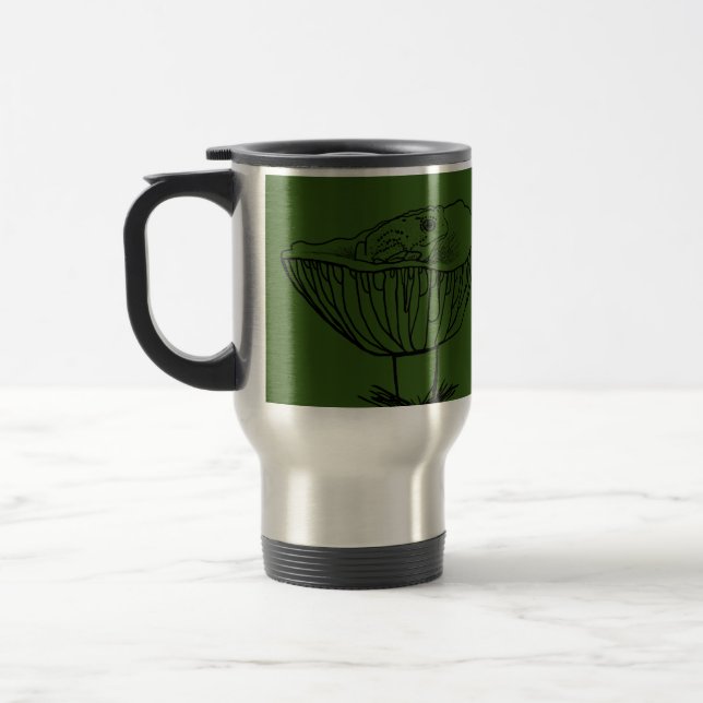 Mug De Voyage Froggy sur un Champignon (Gauche)
