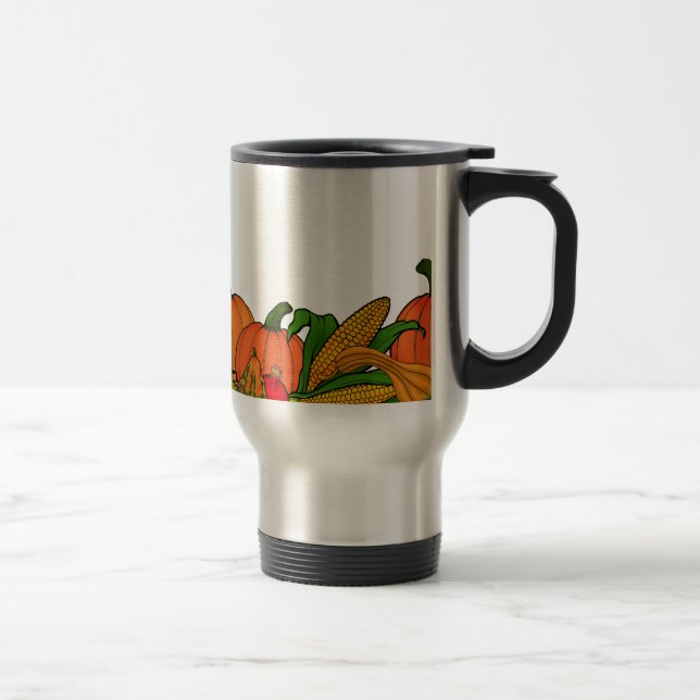 Mug De Voyage frontière d'automne (Droit)