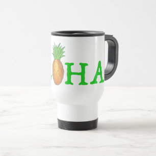 Mug De Voyage Fruit d'ananas de l'île tropicale d'Hawaï ALOHA