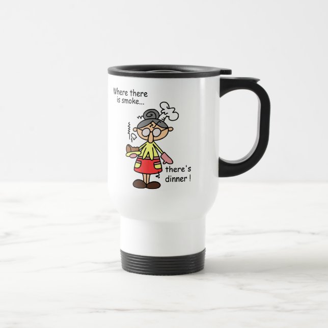 Mug De Voyage Fumée et T-shirts et cadeaux de dîner (Droite)