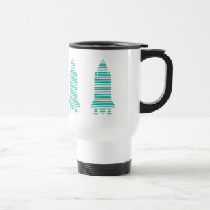 Mug De Voyage fusée rayée