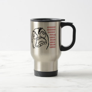 Mug De Voyage Fuuuu de fuuu de type de rage