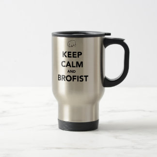 Mug De Voyage Gardez le calme et le Brofist !