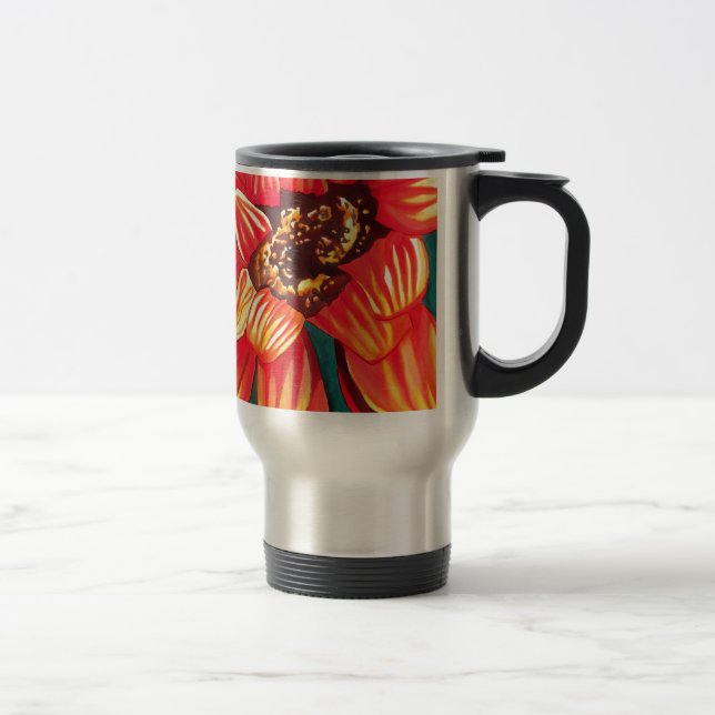 Mug De Voyage Gazania desert flower art par Sacha Grossel (Droit)