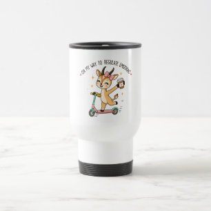 Mug De Voyage Gazelle de régulation émotionnelle drôle avec du c