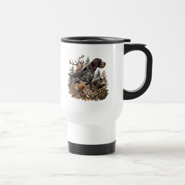 Mug De Voyage German Wirehaired Pointer (Droite)