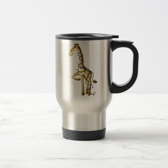 Mug De Voyage Girafe brillante (Droit)
