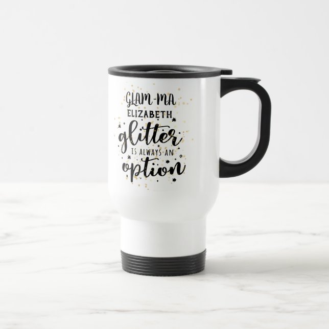 Mug De Voyage GLAM-MA Gamorous Grandma Parties scintillant Toujo (Droite)