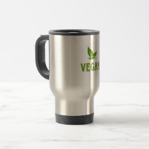 Mug De Voyage Go Vegan, vegan, veggie, vegetarian,
