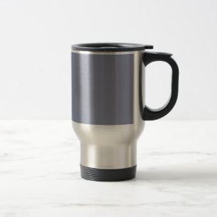 Mug De Voyage Gobelet de voyage en acier inoxydable gris frais