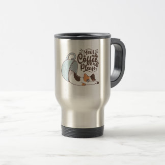 Mug De Voyage Gobelet Thermique en Acier Inoxydable pour Chaud &