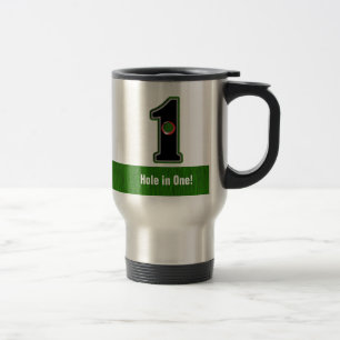 Mug De Voyage Golfers Trou en un. La chance ou l'habileté ? Musi