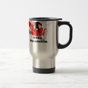 Mug De Voyage Gone Squatchin, noir bigfoot