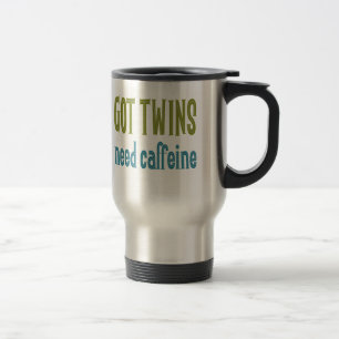Mug De Voyage GOT TWINS a besoin de caféine