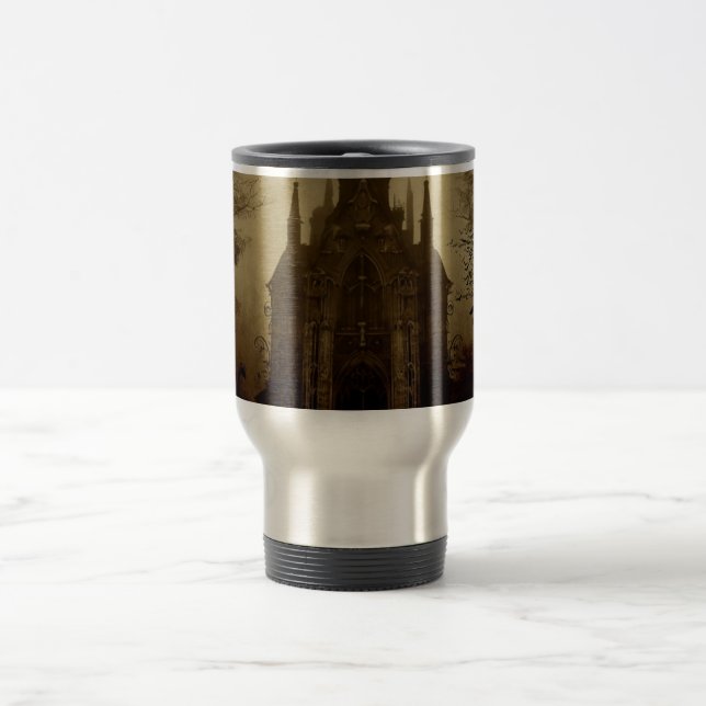 Mug De Voyage Gothique/Halloween/automne/citrouille (Centre)
