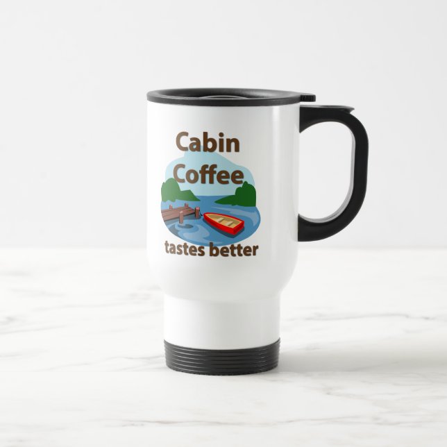 Mug De Voyage Goûts de café cabine meilleurs (Droite)