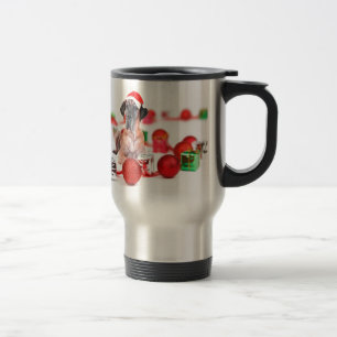 Mug De Voyage Grand chien Danois avec ornements de Noël Cadeaux