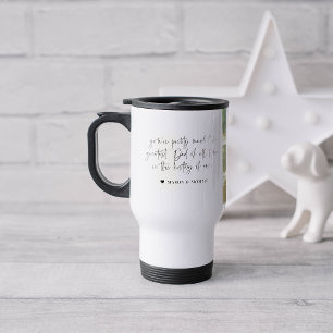 Mug De Voyage Grand papa Collage photo personnalisé