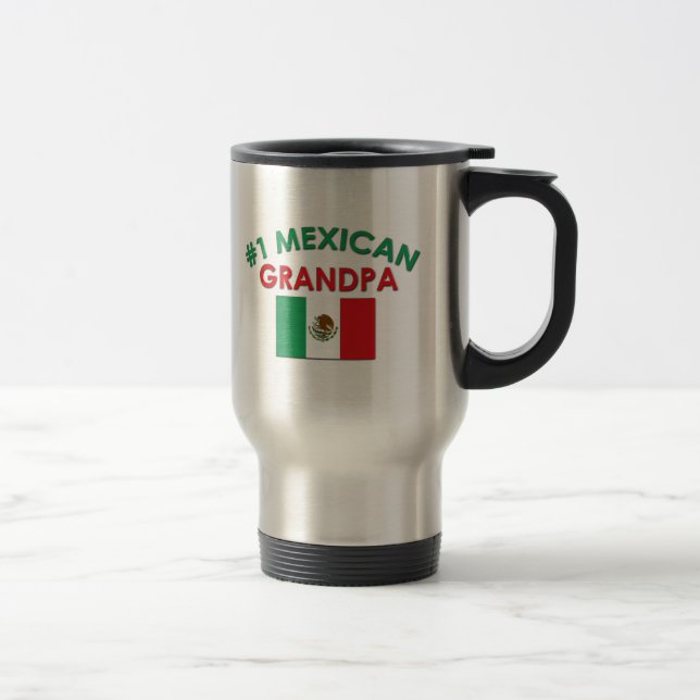Mug De Voyage Grand-papa du Mexicain #1 (Droit)