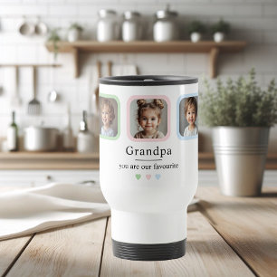 Mug De Voyage Grand-père personnalisé   Cadeau photo personnalis