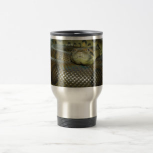 Mug De Voyage Grand serpent d'anaconda vert