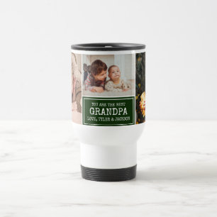 Mug De Voyage Grandpa Green 3 Photo Collage